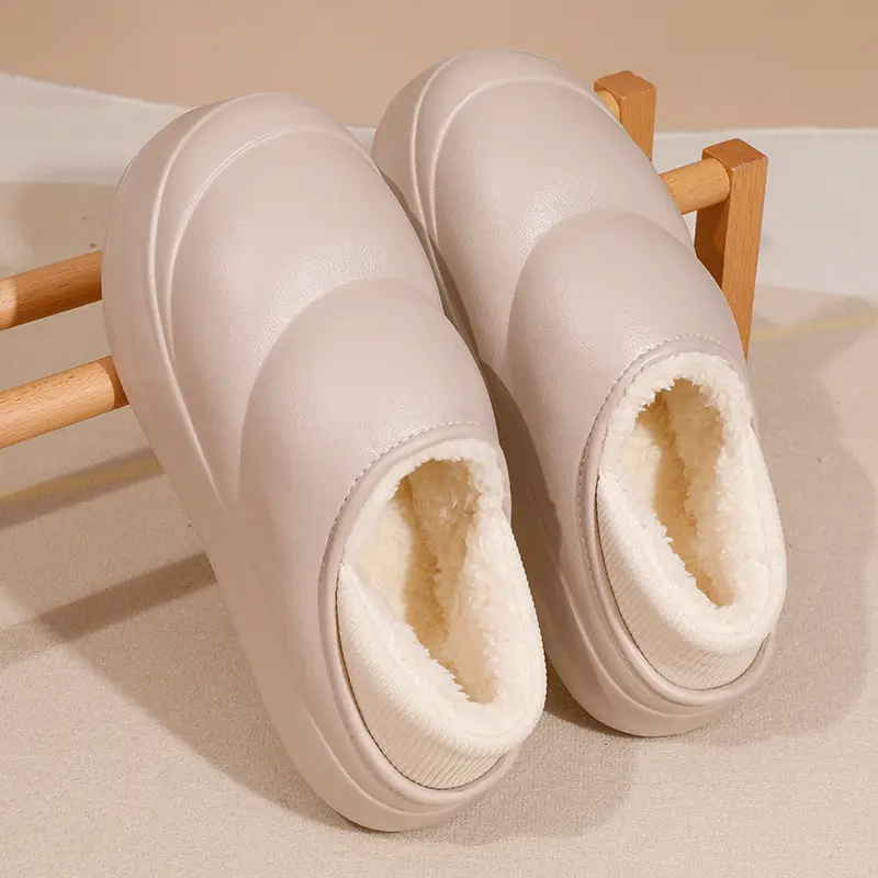 Covered Cotton Surface Non-slip Bottom Slippers