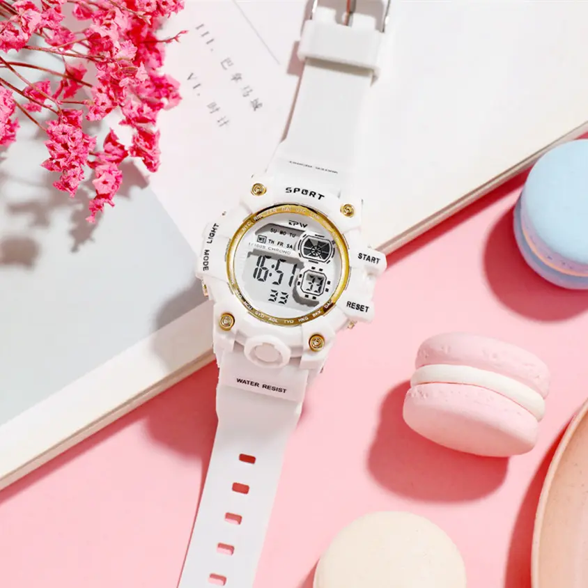 In Stock Girls Couple Led Electronic Vachette Clasp Button