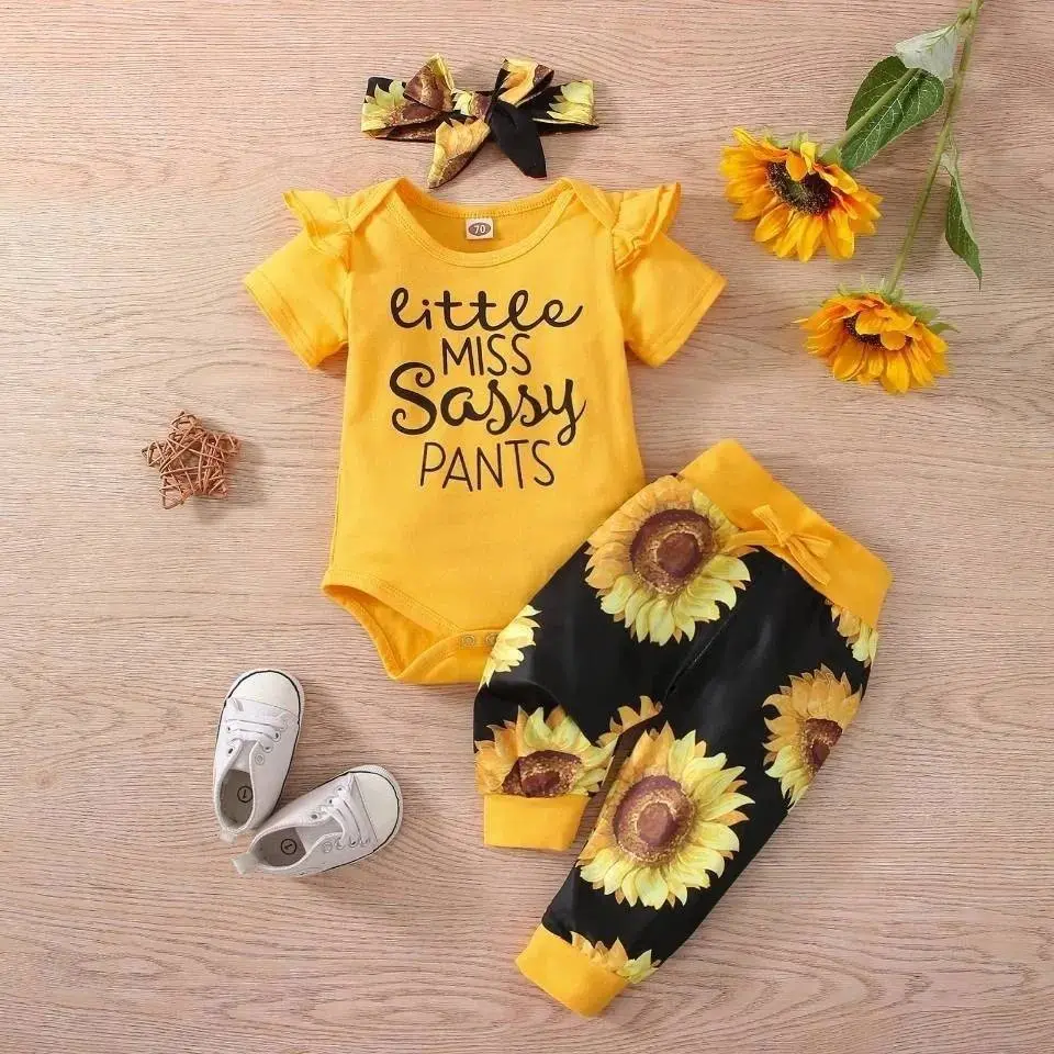 Headband Clothes Suit for Babies Jumpsuit