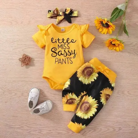 Headband Clothes Suit for Babies Jumpsuit
