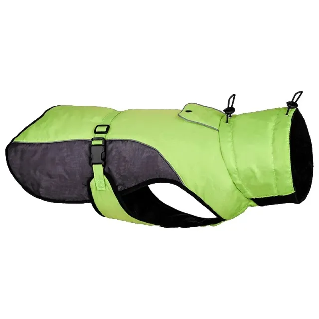 Adjustable Dog Sprint Coat Outdoor Waterproof Pet Clothing Green - Shop at LoveMi