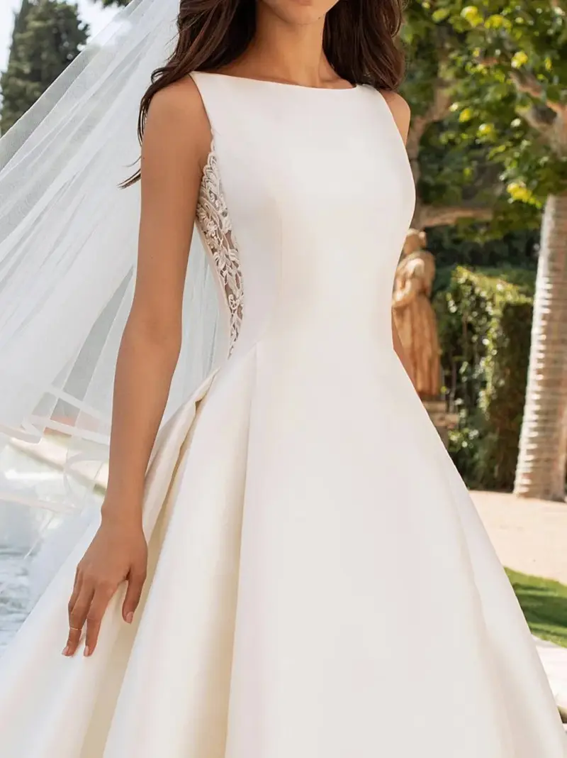 French Retro Lace Advanced Texture Satin Slim