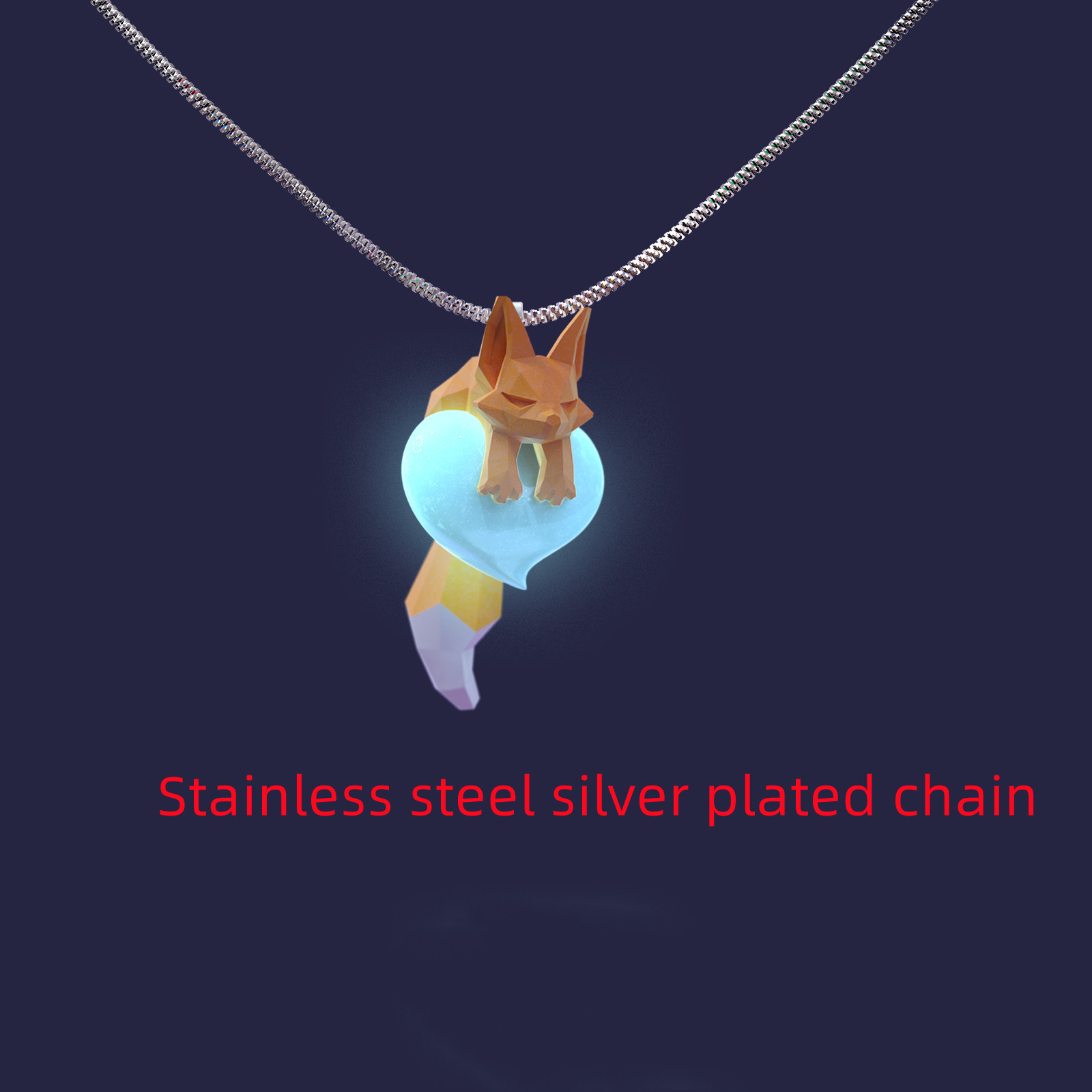 Silver plated stainless steel