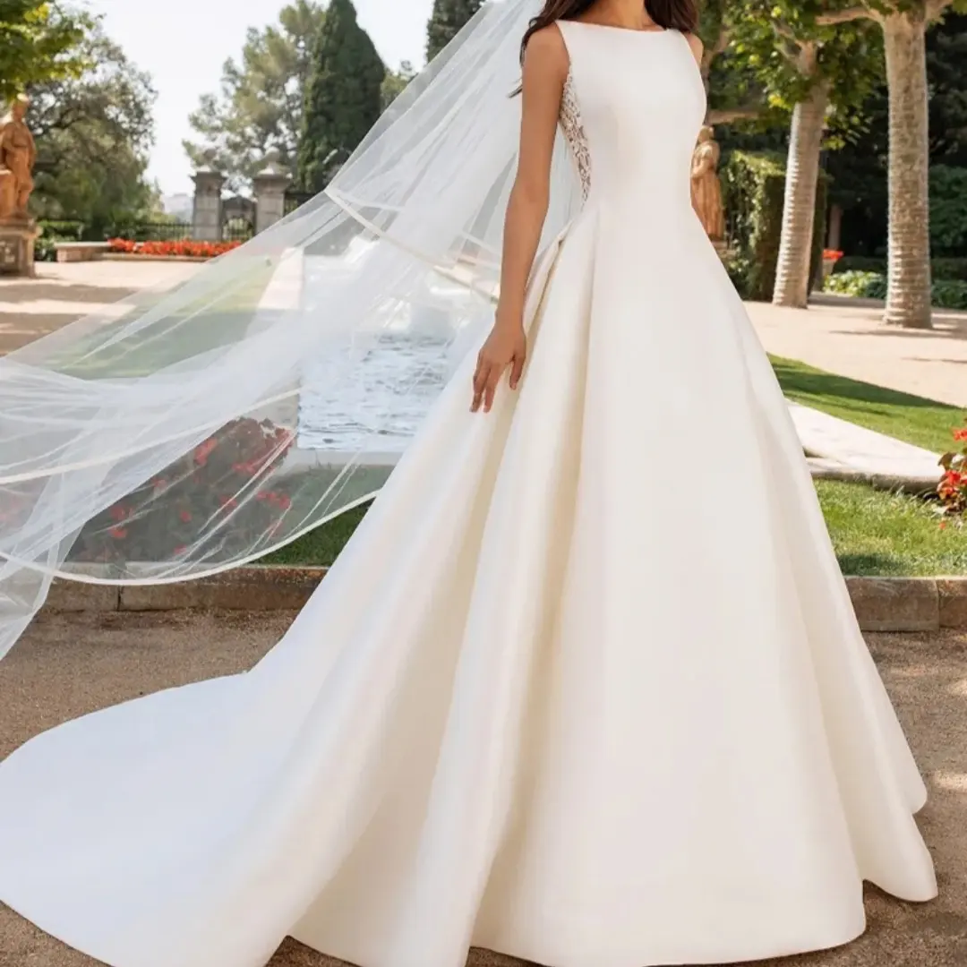 French Retro Lace Advanced Texture Satin Slim