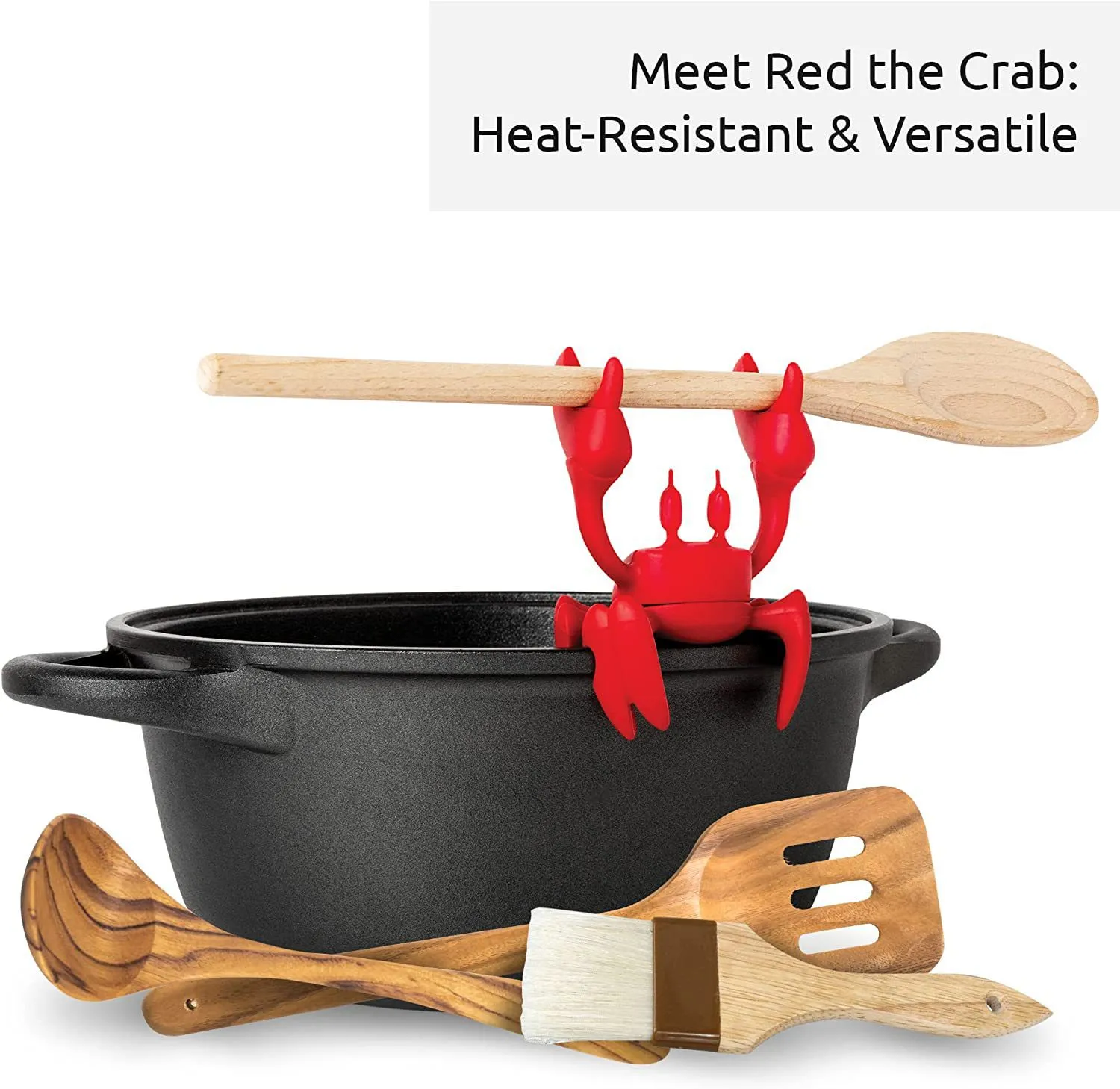 Crab Pot Side Clip Silicone Tableware Stand – image 3