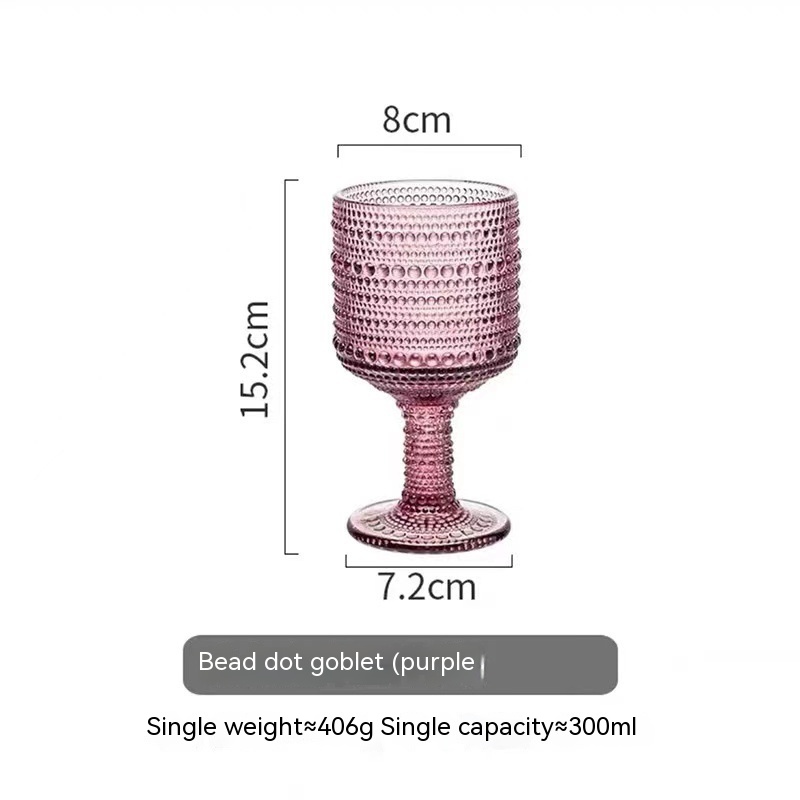 Bead Point Goblet Purple