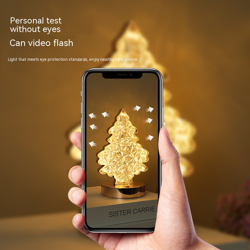 Creative Small Night Lamp Charging Touch Three-color Home Decor - Image 4