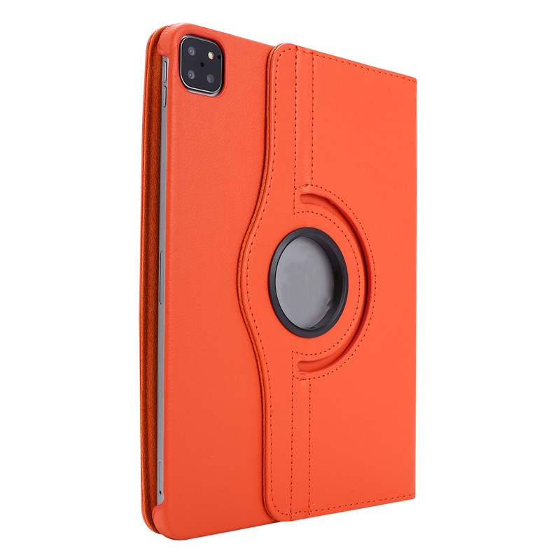 Flat Leather Case Litchi Grain Rotating Protective Cover - Image 26