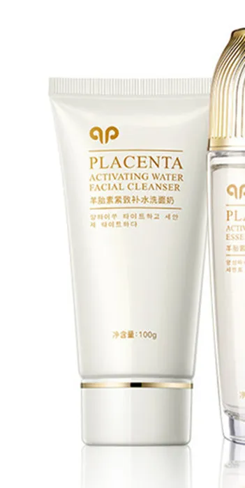 Sheep Placenta Active Toner Lotion Skin Care Product Set Facial Cleanser - Shop at LoveMi