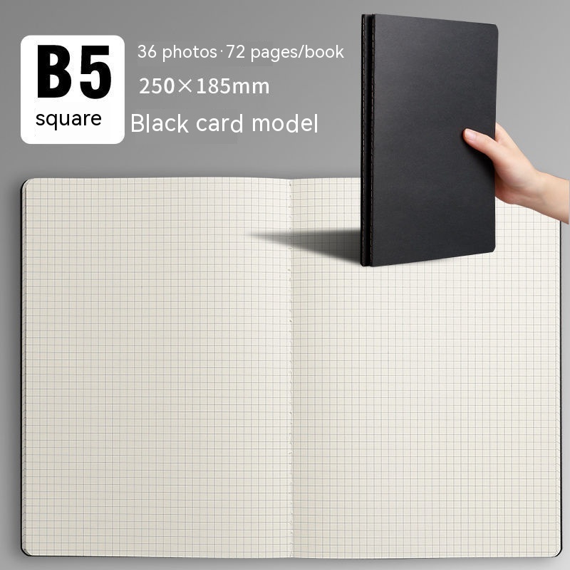 B5 Black Card Plaid