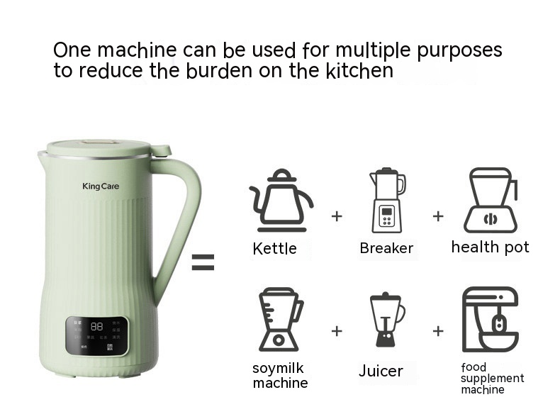 Mini Small Soybean Milk Machine Wall-breaking Model Filter-free Automatic Heating Juice Extractor — foto 4