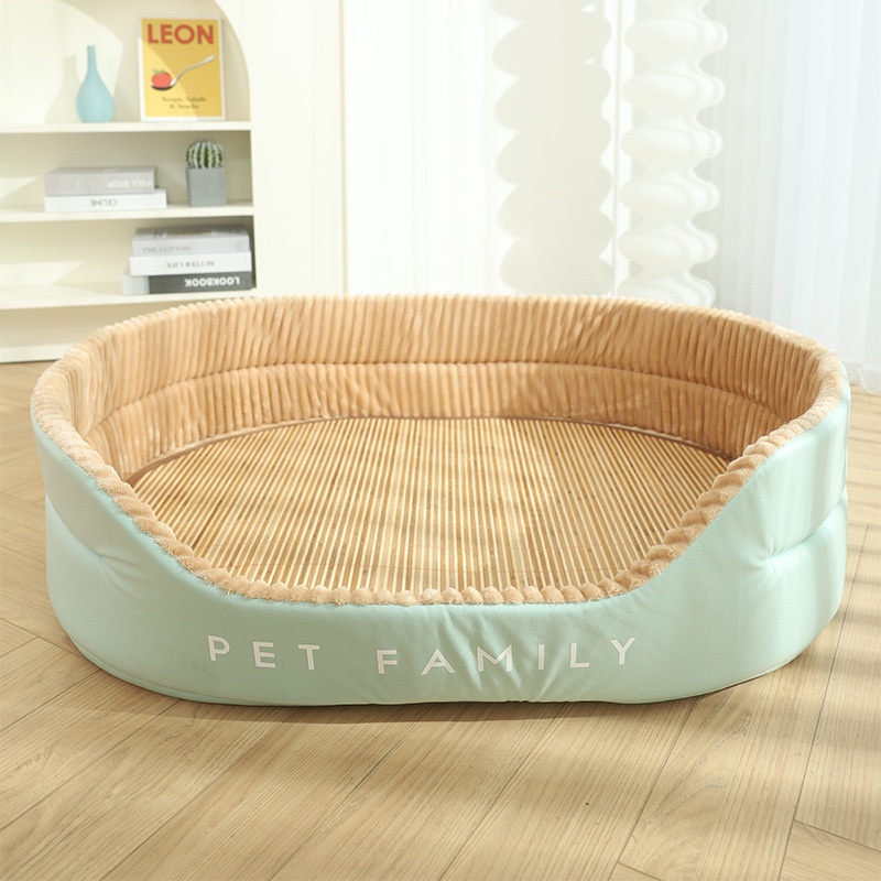 Kennel Four Seasons Universal Summer Kennel Green Khaki Pet Family - Shop at LoveMi