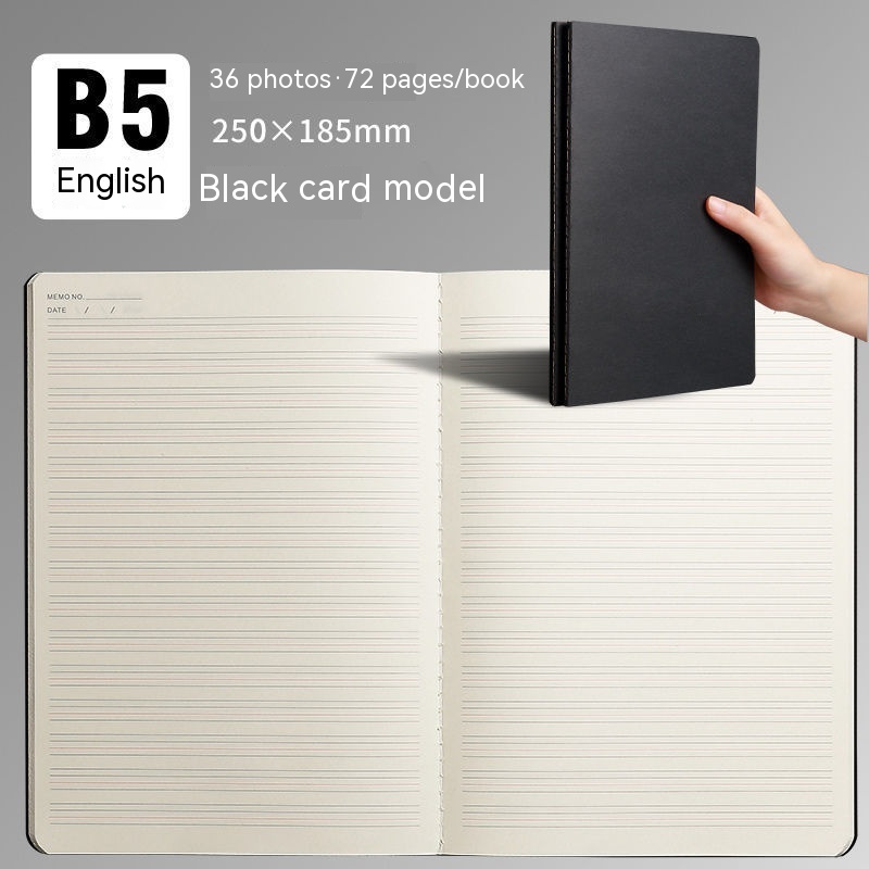 B5 Black Card English