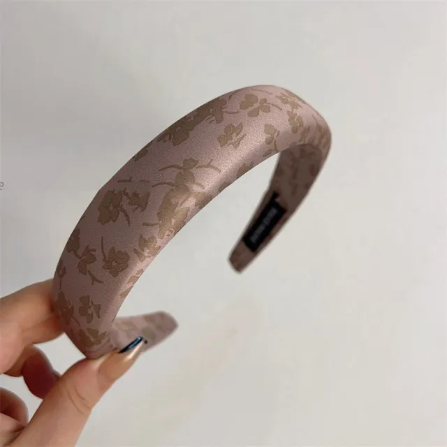 Fashion Presbyopic French Satin Vintage Sponge Headband C 1312 1 - Shop at LoveMi