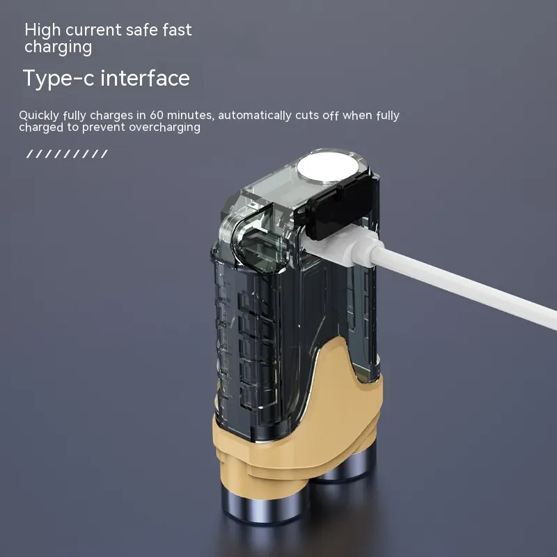 Portable Mini Keychain Light USB Rechargeable Flashlight
