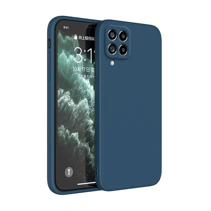 Fashion Simple Solid Color Protective Back Cover Phone Case