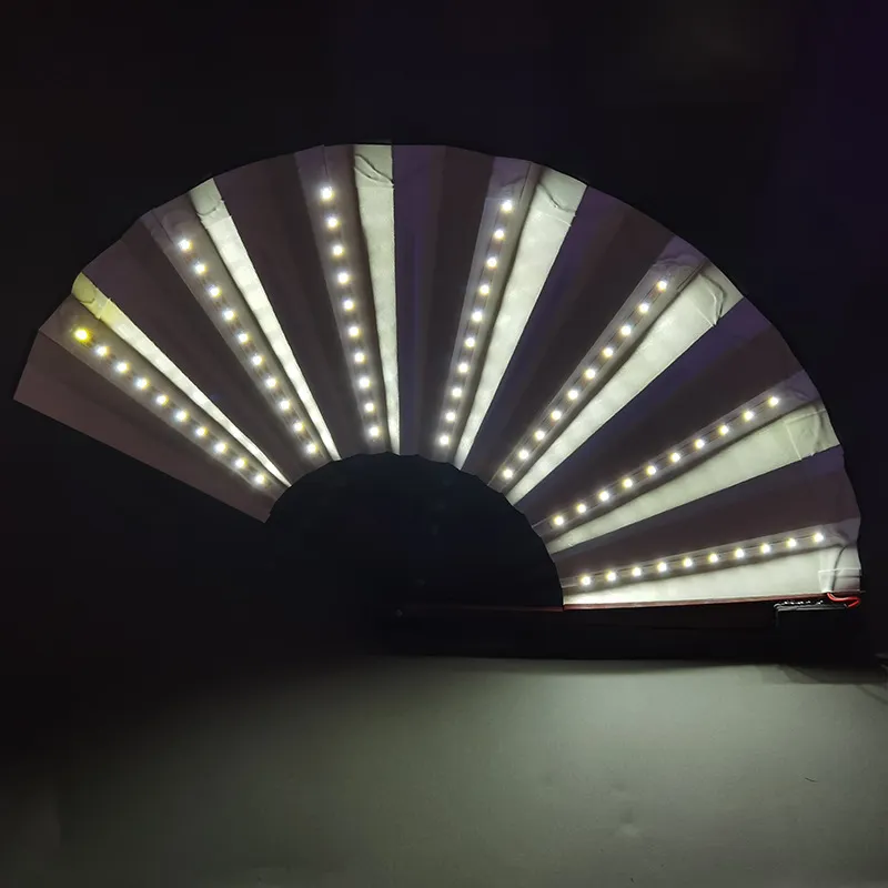 LED Luminous Fan Color Folding Fan – image 2