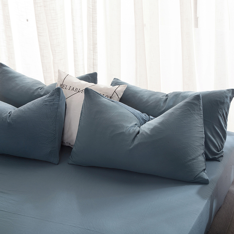 Home Fashion Cotton Washed Cotton Pillowcase