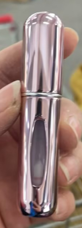 Mini Portable Refillable Perfume Bottle Refill Spray Cosmetic Container Atomizer Wholesale For Travel Bright Pink 5ml