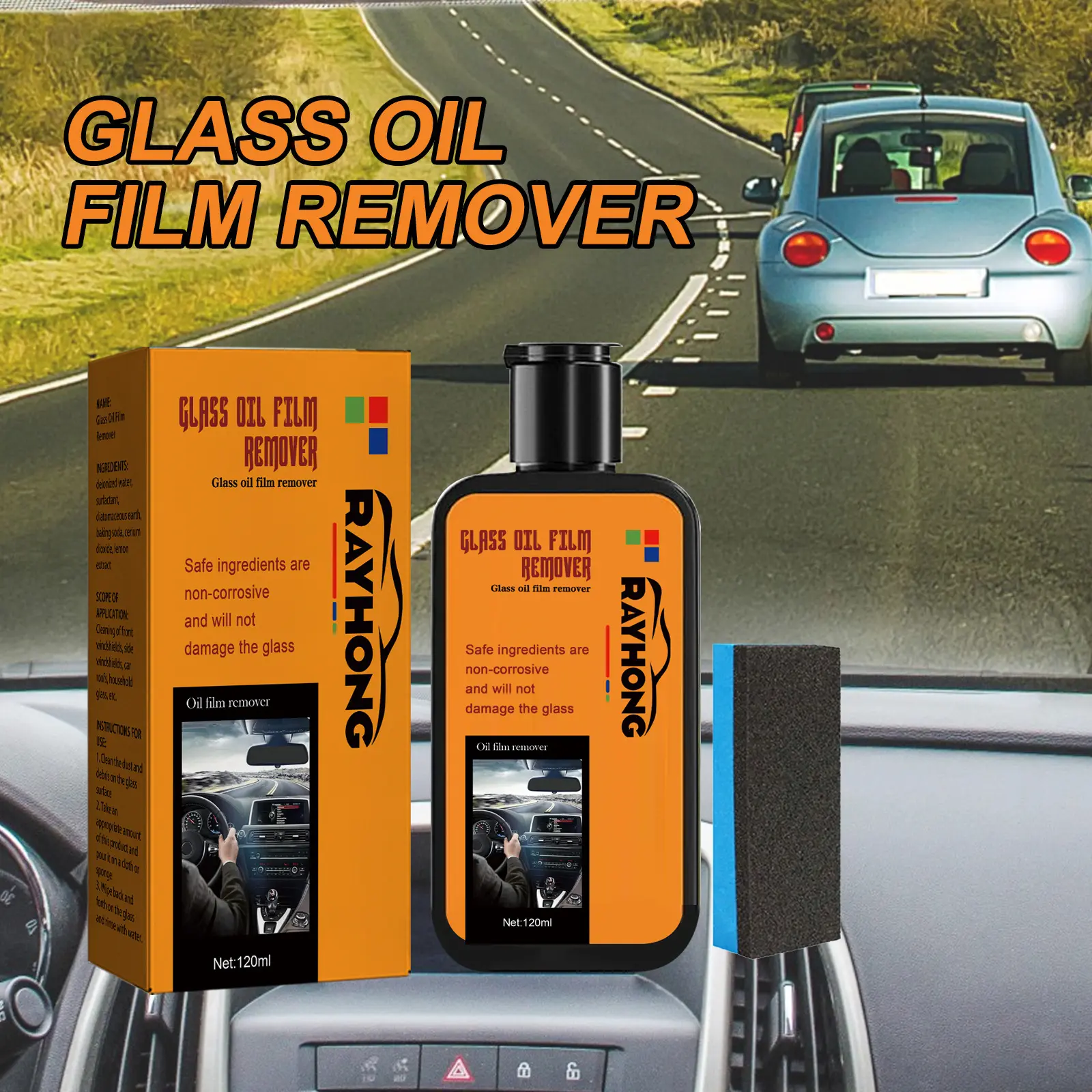 Car Window Glass Cleaning Stain Oil-removing Film
