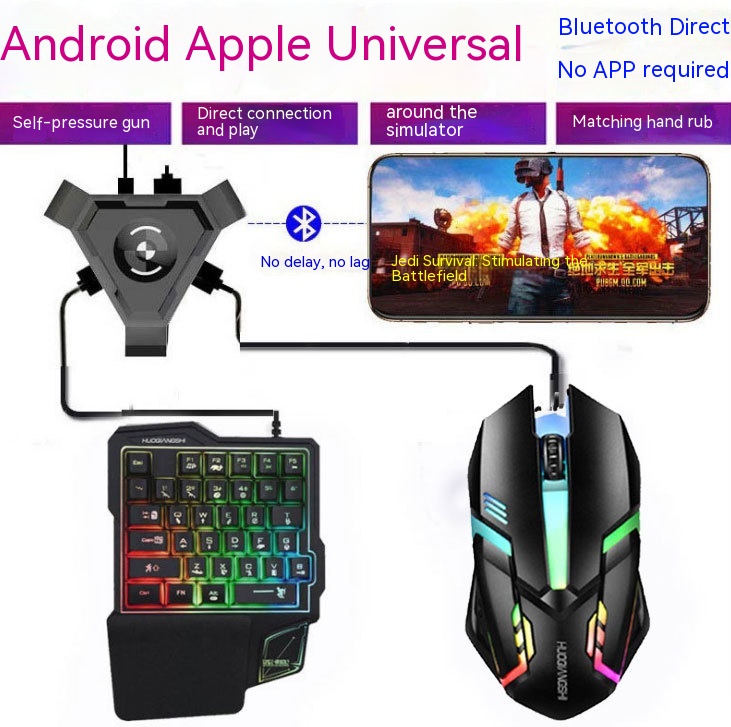 Trådløst Bluetooth-tastatur - Miniatyr 4