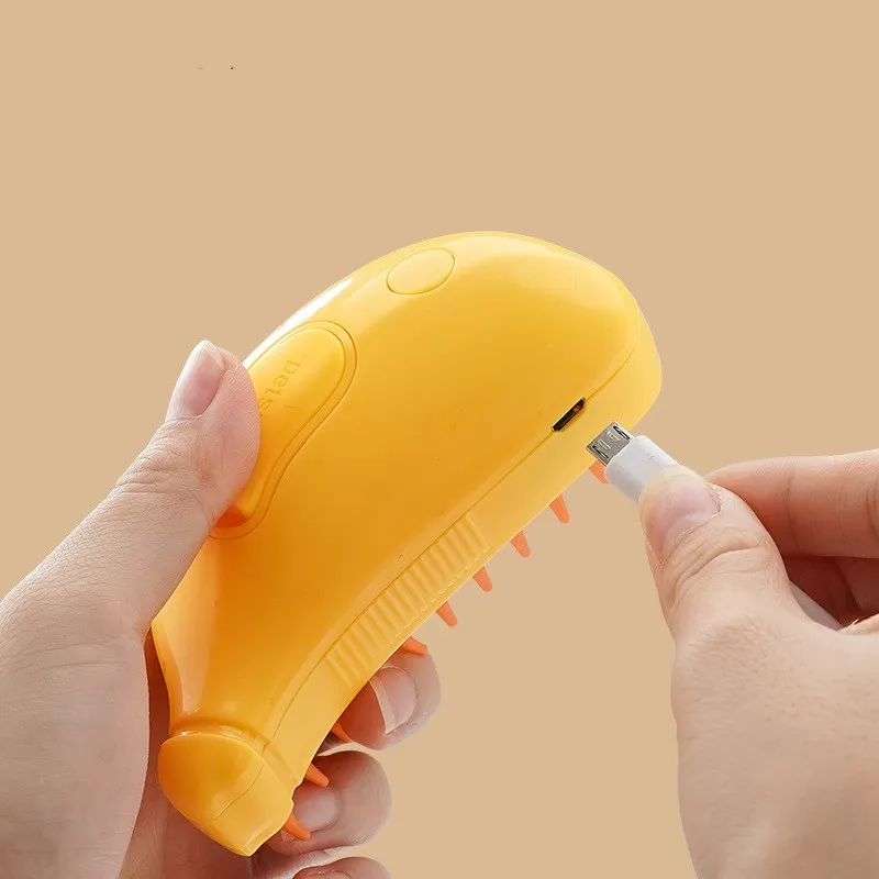 3 In 1 Pet Steam Brush Cat Dog Cleaning Steamy Spray Massage Beauty Comb Hair Removal Grooming Supplies Pets Accessories – image 7