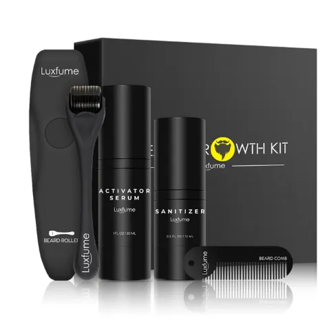 Beard Growth Liquid Beard Care Set Black - Shop at LoveMi