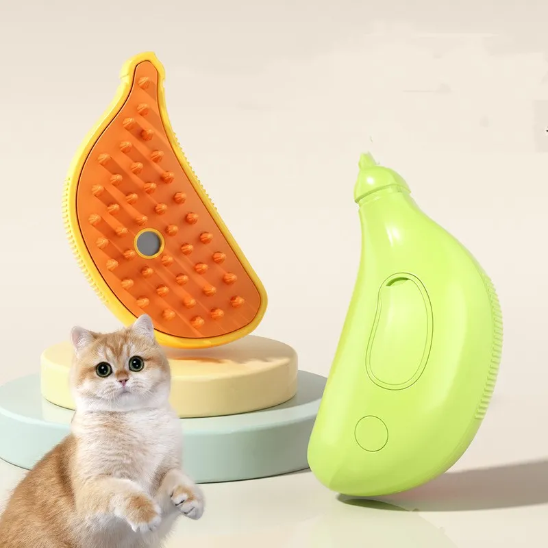 3 In 1 Pet Steam Brush Cat Dog Cleaning Steamy Spray Massage Beauty Comb Hair Removal Grooming Supplies Pets Accessories – image 2