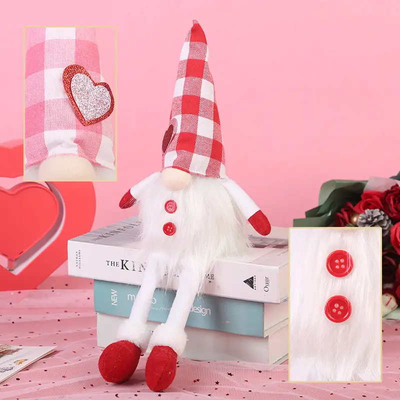 Valentine's Day Decoration Luminous Long Legs Doll