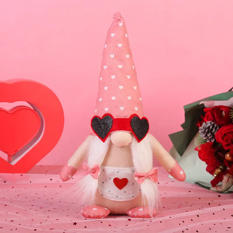 Valentine's Day Love Glasses Doll Ornaments