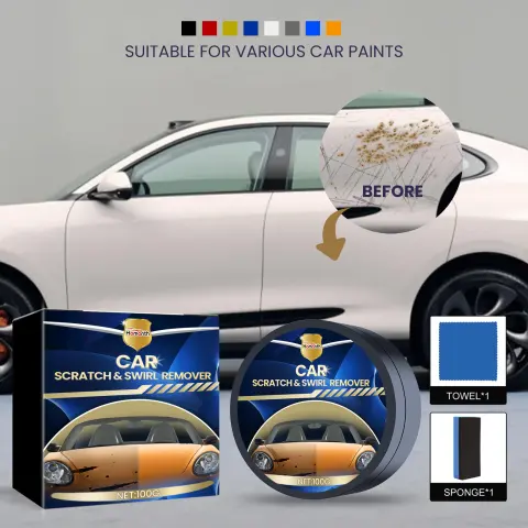Car Scratch Wax Repair Clean Stain Polished Protection