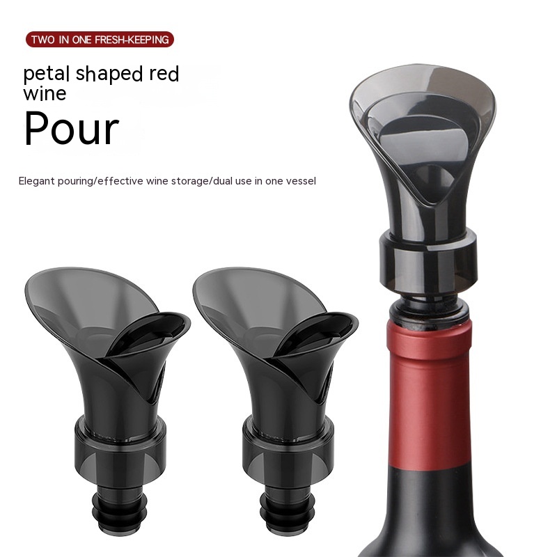 Hot Selling Creative Petal Type Wine Vacuum Preservative Stopper Wine Storage Wine Container