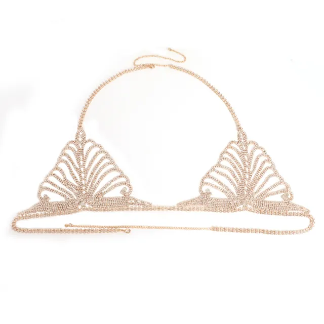 Fashion Bra Thong Body Chain Women Gold - Shop at LoveMi