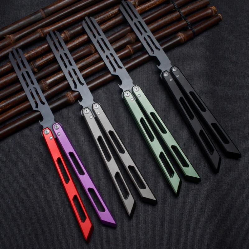 Magic Tuning Fork Butterfly Knife Aluminum Handle Training Knife - Image 16