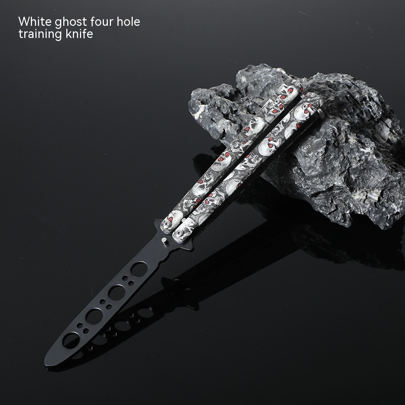 Four hole training knife