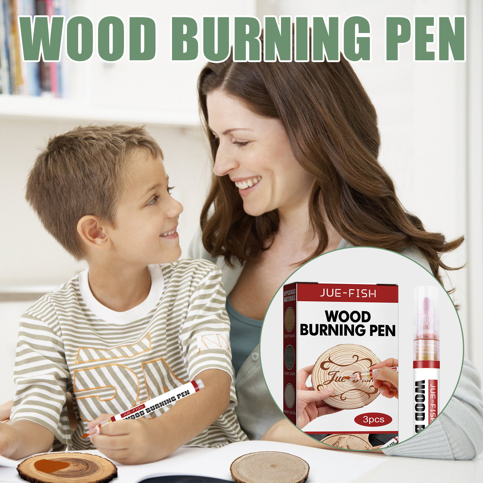 Wood Burning Pen Set Mark