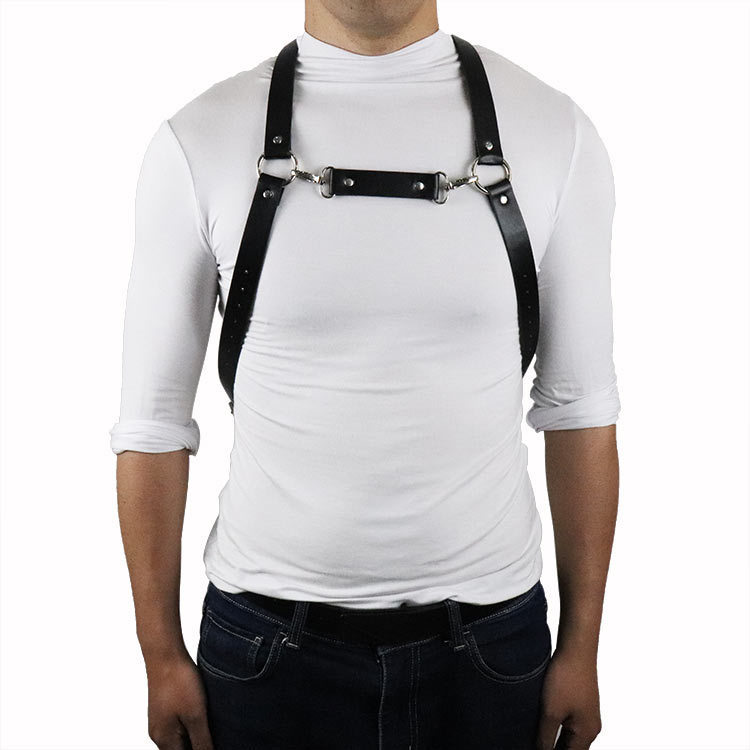 Leather Bound Straps For Men's Clothing