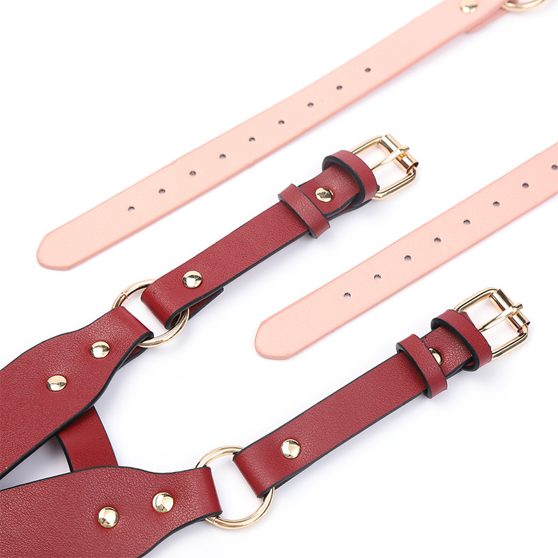 Women's Leather PU Face Mask 3