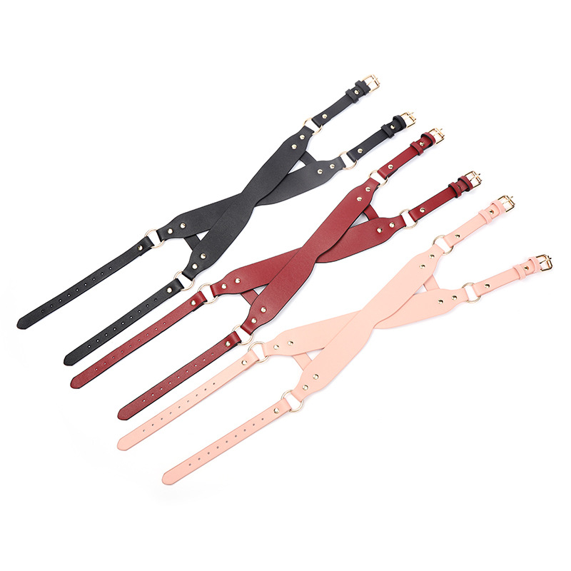 Women's Leather PU Face Mask 4