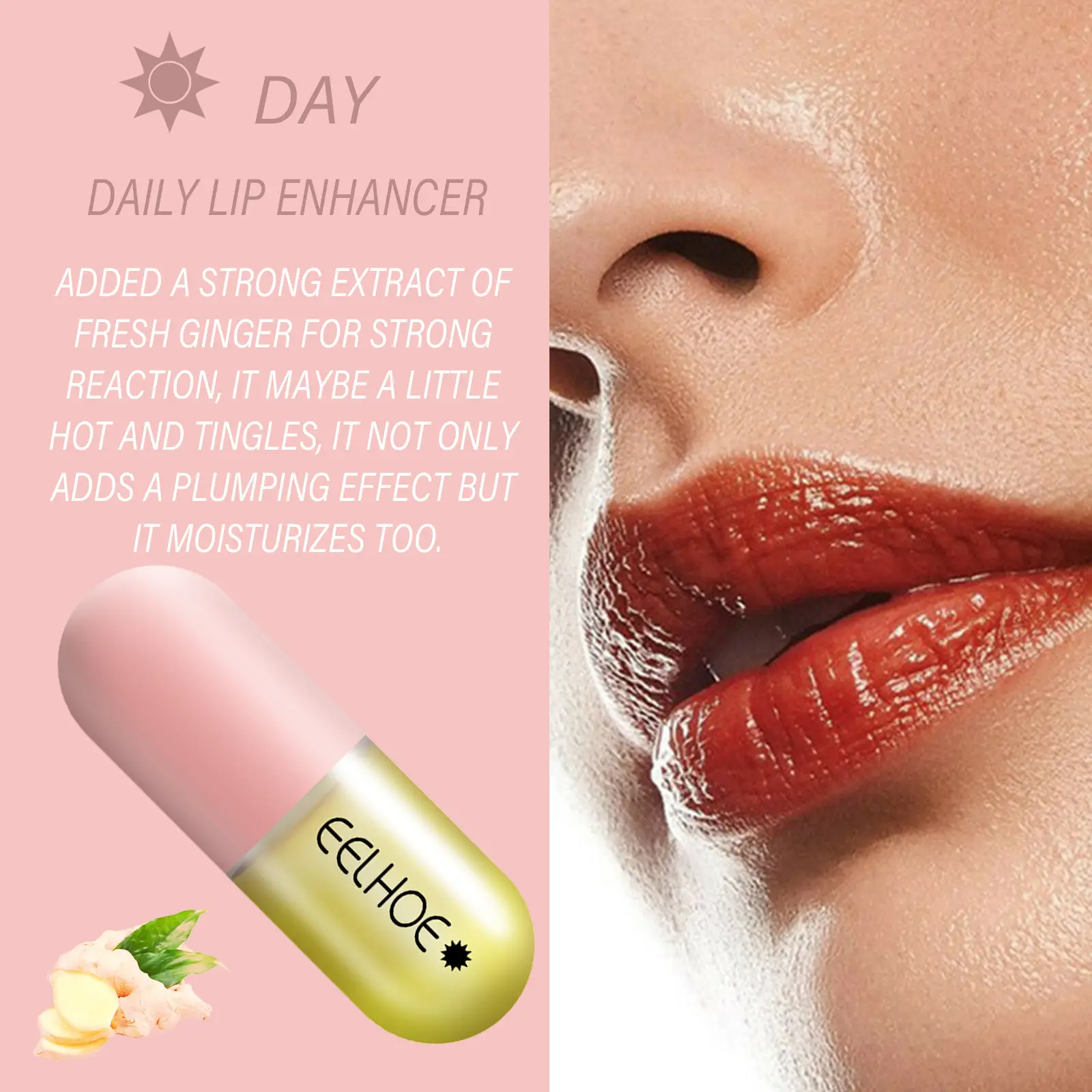 Day And Night Lip Moisturizing Capsule Hydrating Lips