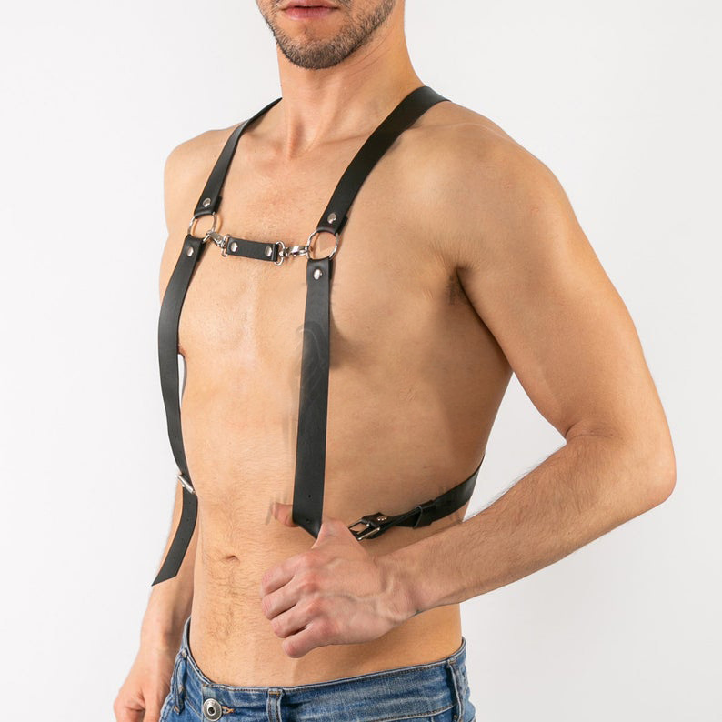 Leather Bound Straps For Men's Clothing 3