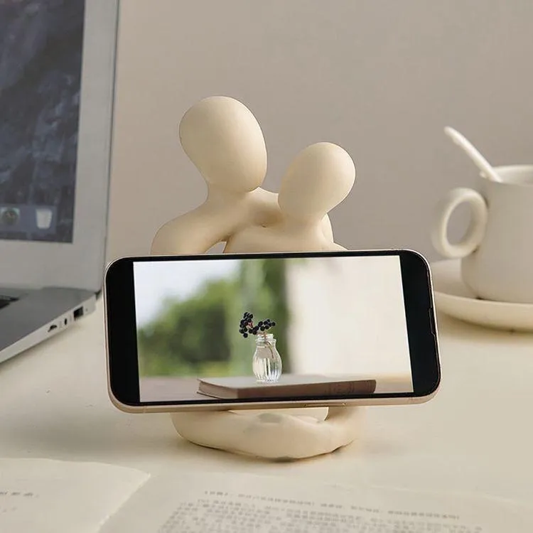 Heartwarming Loving Couple Resin Statue - A Timeless Modern Home Decor Accent For Bookshelves, Office Desks, And Nightstands Valentine's Day Gift – image 4