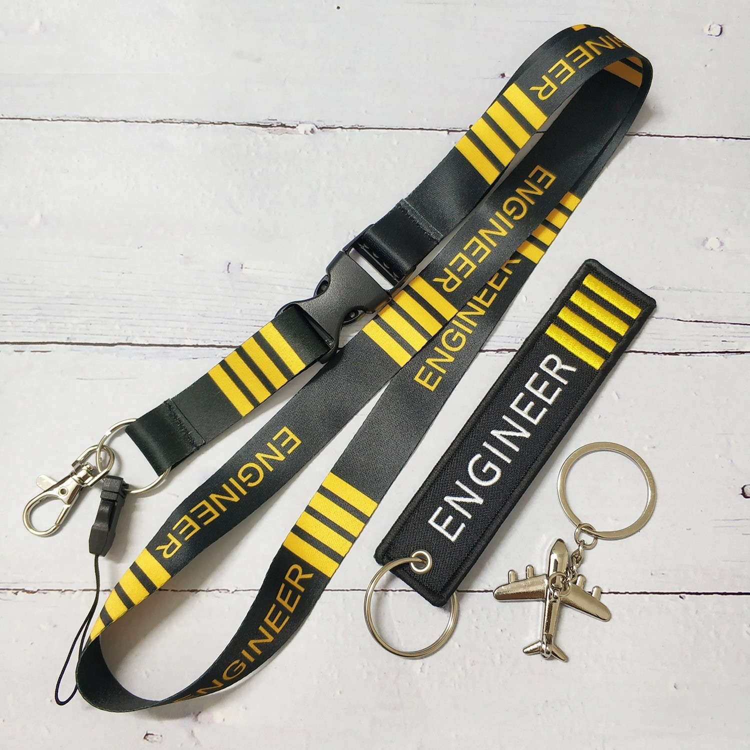 Embroidered Keychain Hanging Rope Set — image 1