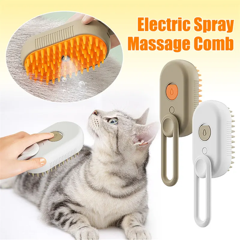 Cat Steam Brush Steamy Dog 3 in 1 Electric