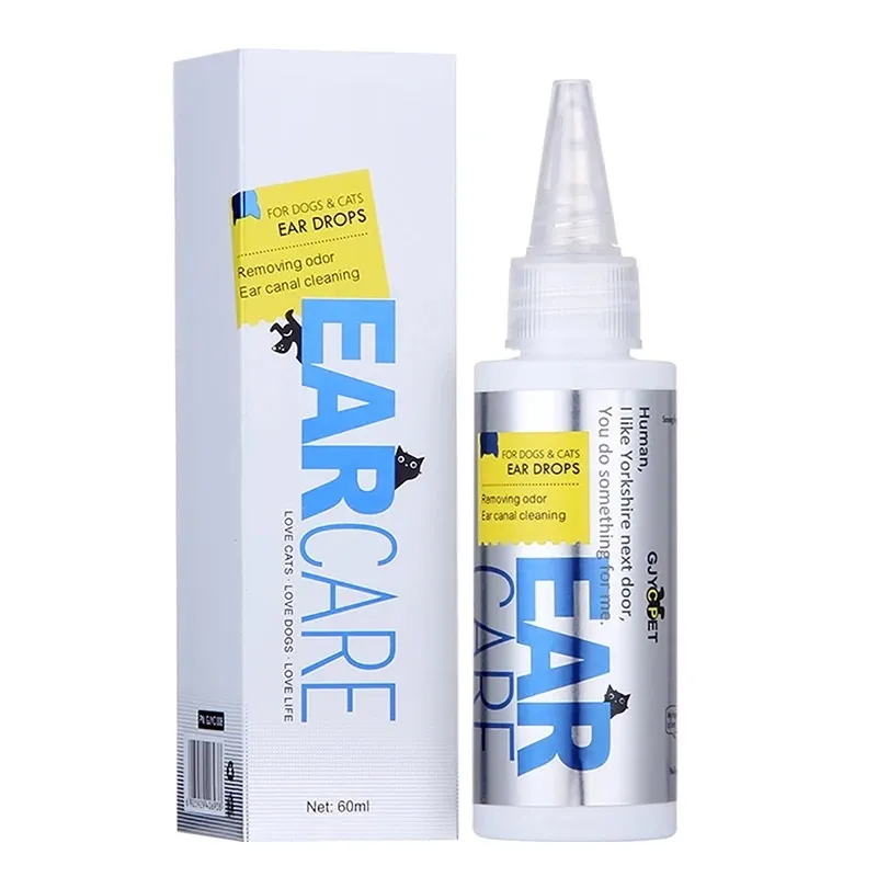 Pet Care Cleaning Ear Drop Ear Cleaning 60ml - Gjyc Pet Ear Jingshu 60Ml