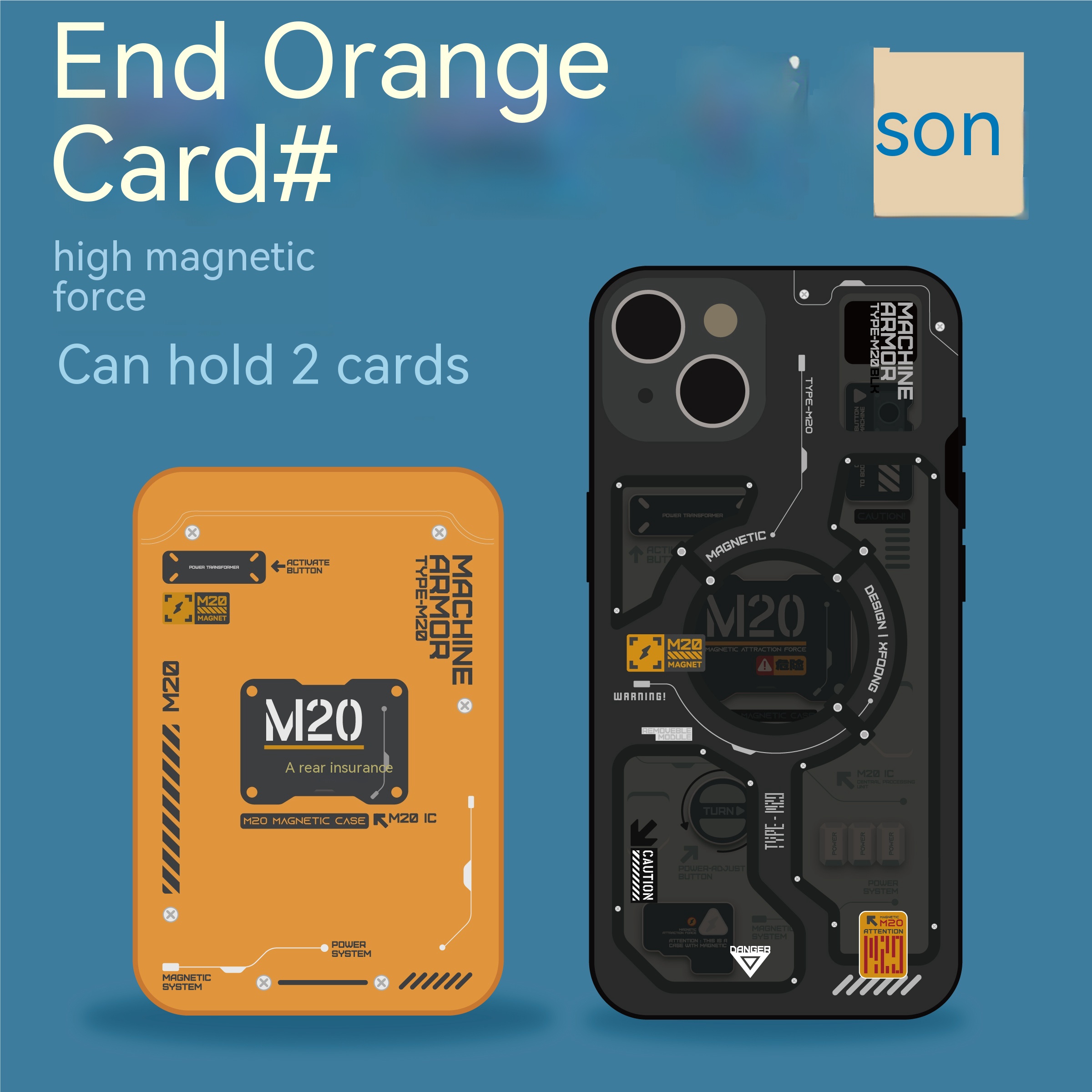 Single shellorange card pack