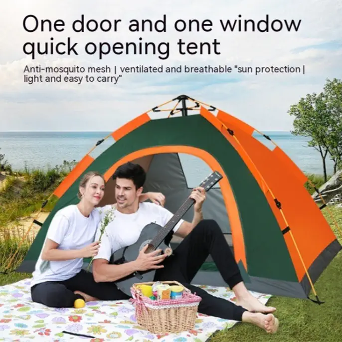Double Camping Beach Tent Outdoor Thickened Sun