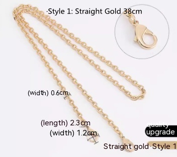 Style1 Straight Gold 38cm