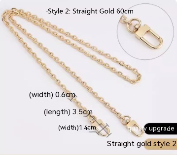 Style2 Straight Gold 60cm