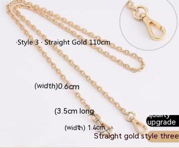 Style3 Straight Gold 110cm